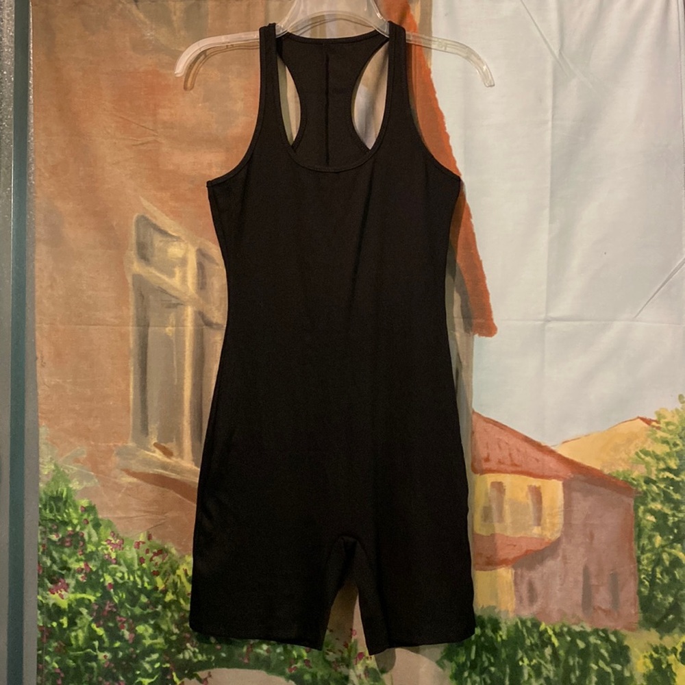 Bodycon racer back romper